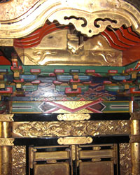 復元前の神輿